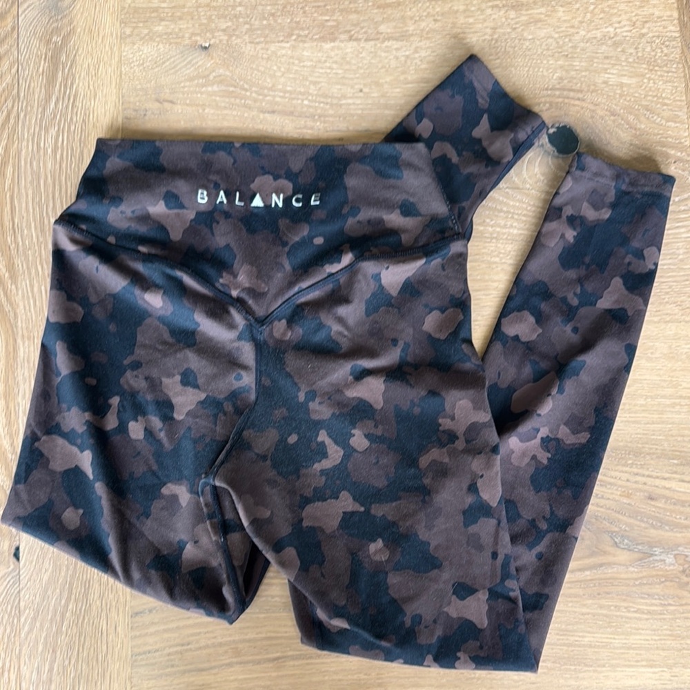 Vitality (previously balance athletica) Camo Leggings - Brown